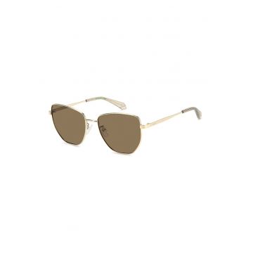 Ochelari de soare cat-eye polarizati - Auriu