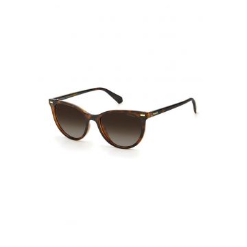 Ochelari de soare cat-eye polarizati cu model tortoise