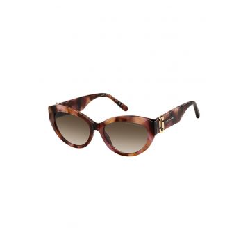 Ochelari de soare cat-eye - Roz deschis/Violet pruna
