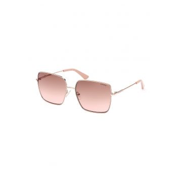 Ochelari de soare cu lentile in degrade - Auriu/Piersica