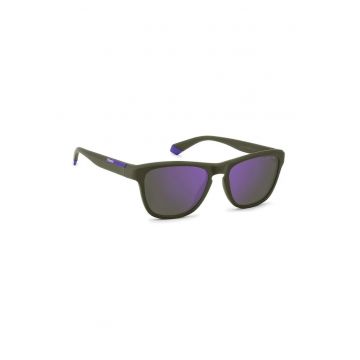 Ochelari de soare cu lentile polarizate si logo - Verde masliniu