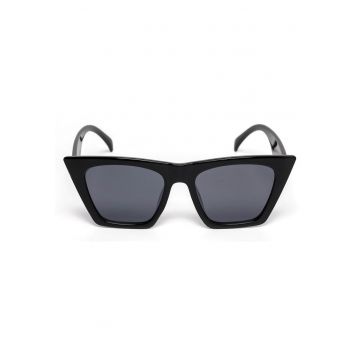 Ochelari de soare dama -  plastic - negru - Marime unica