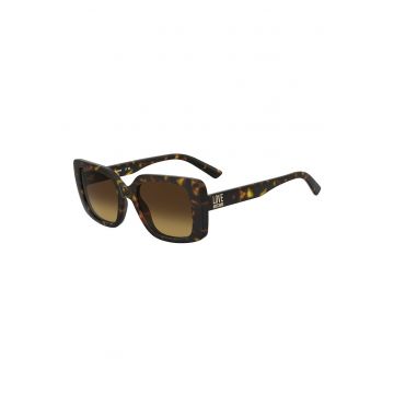 Ochelari de soare dreptunghiulari cu lentile in degrade - Negru/Galben