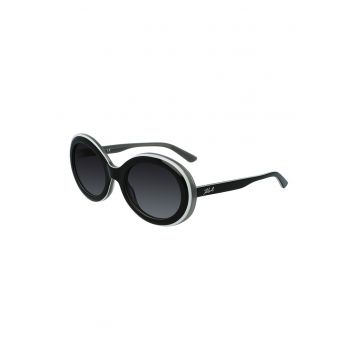 Ochelari de soare ovali cu lentile in degrade