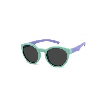 Ochelari de soare pantos cu lentile polarizate - Albastru azur/Verde menta