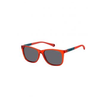 Ochelari de soare wayfarer cu lentile polarizate - Rosu