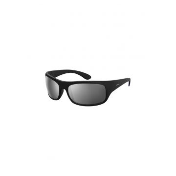 Ochelari de soare wrap unisex - cu lentile polarizate - Negru -