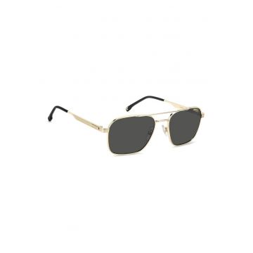 Ochelari de soare aviator cu lentile uni - Auriu deschis