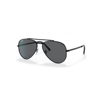 Ochelari de soare aviator unisex New Aviator - Negru