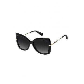 Ochelari de soare butterfly cu lentile in degrade - Auriu/Negru