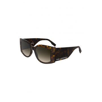 Ochelari de soare butterfly cu logo - Maro inchis/Galben miere