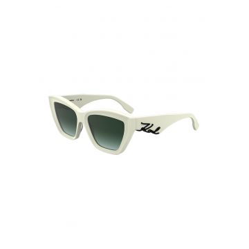 Ochelari de soare butterfly cu logo - Negru/Bej deschis