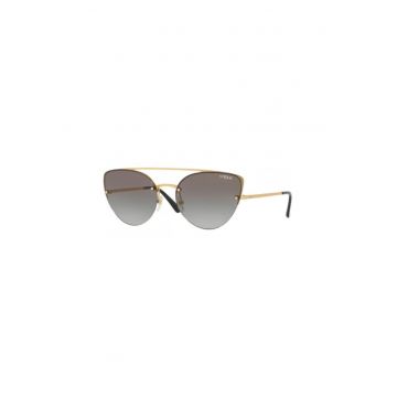 Ochelari de soare cat-eye cu lentile in degrade - Auriu