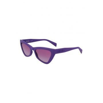 Ochelari de soare cat-eye cu lentile uni - Ametist