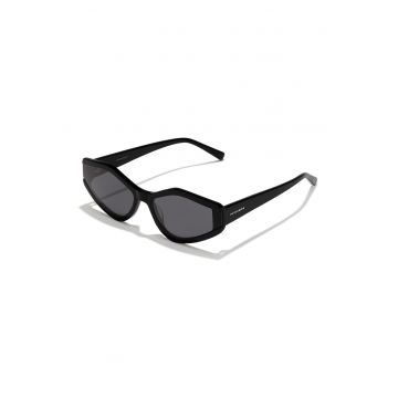 Ochelari de soare cat-eye unisex Cannes - Negru