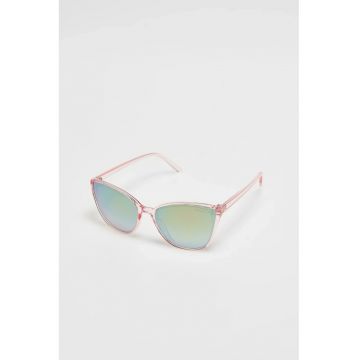Ochelari de soare cu forma de pisica roz