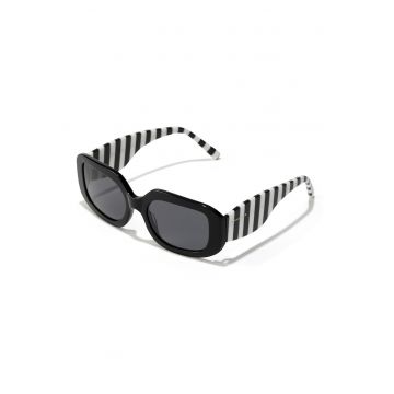 Ochelari de soare cu lentile uni Sunflare - Alb/Negru