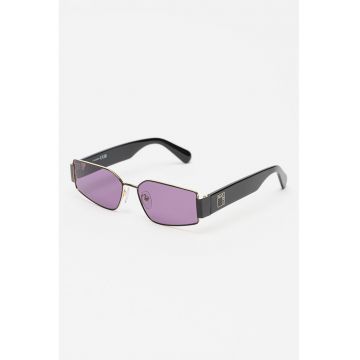 Ochelari de soare dreptunghiulari - Auriu/Negru