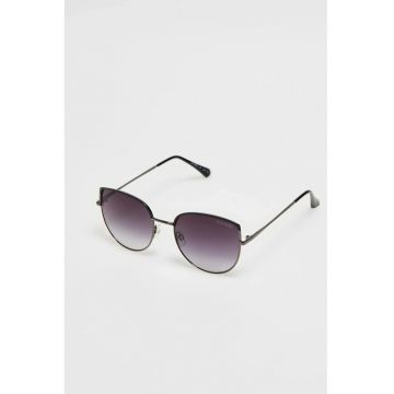 Ochelari de soare femei  rame metalice negre - forma pisica - filtru UV 400 -