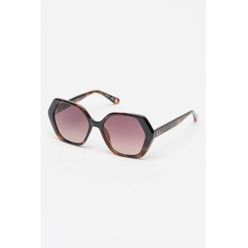 Ochelari de soare hexagonali - Negru