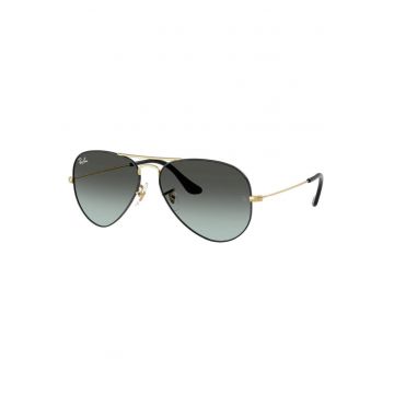 Ochelari de soare  model RB3025 - 58 mm - metalici - forma Aviator - degrade