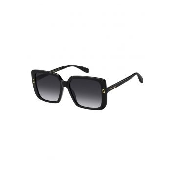 Ochelari de soare patrati cu lentile in degrade - Negru