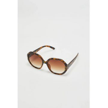 Ochelari de soare  rame maronii - lentile rotunde - filtrul UV 400 -