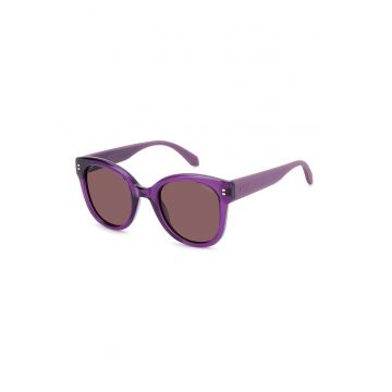 Ochelari de soare rotunzi cu lentile polarizate - Violet