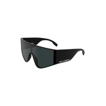 Ochelari de soare shield unisex - Negru