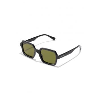 Ochelari de soare unisex dreptunghiulari - Negru