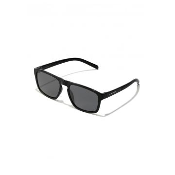 Ochelari de soare unisex patrati polarizati Lion - Negru