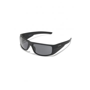 Ochelari de soare wrap cu model unisex Thunder - Negru