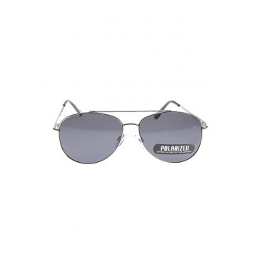 Ochelari de soare aviator cu lentile polarizate UV400 - Argintiu