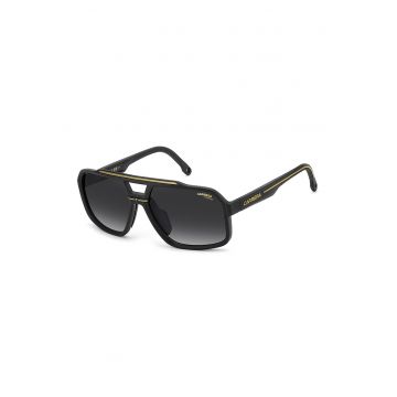 Ochelari de soare aviator cu logo C-Sport - Negru