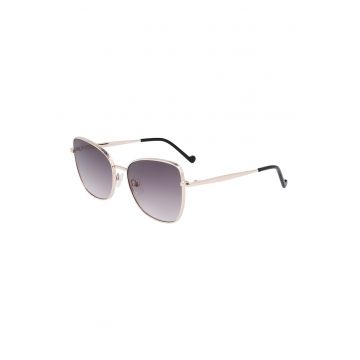Ochelari de soare butterfly cu lentile in degrade - Auriu/Negru