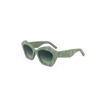 Ochelari de soare cat-eye cu lentile in degrade - Kaki