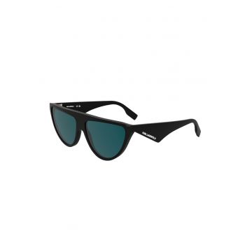 Ochelari de soare cat-eye cu lentile in degrade - Negru