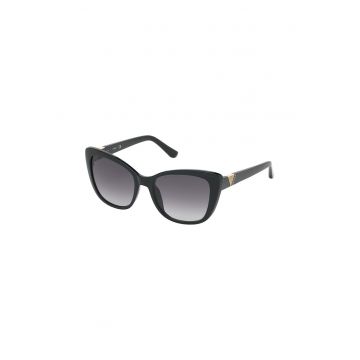 Ochelari de soare cat-eye cu lentile polarizate si logo