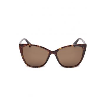 Ochelari de soare dama  fluture unica - Maro - Marime Unica INTL
