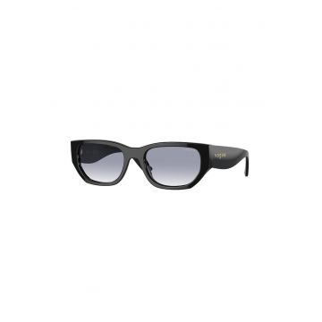 Ochelari de soare dreptunghiulari - Auriu/Negru