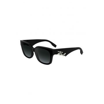 Ochelari de soare dreptunghiulari - Negru - Crem - - Negru/Crem