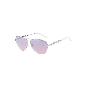 Ochelari de soare -  GG1199S-10U - argintiu cu alb - 59x14x140