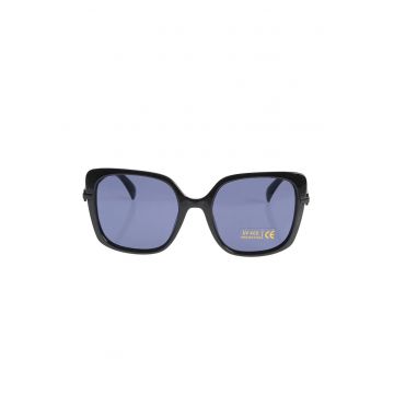 Ochelari de soare patrati negri cu lentile UV400