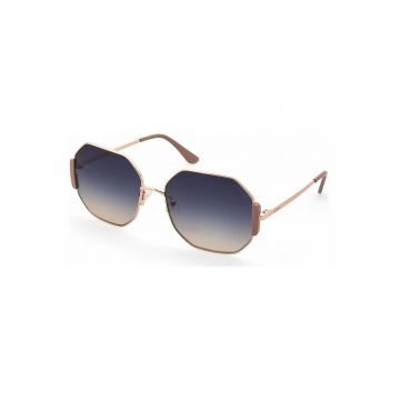 Ochelari de soare pentru femei -  model GF6196-6028W - degrade - roz - 60x17x140 cm