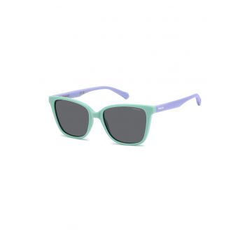 Ochelari de soare polarizati cu lentile uni - Albastru azur/Verde menta