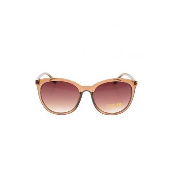 Ochelari de soare  rama transparenta maro - lentile degrade -