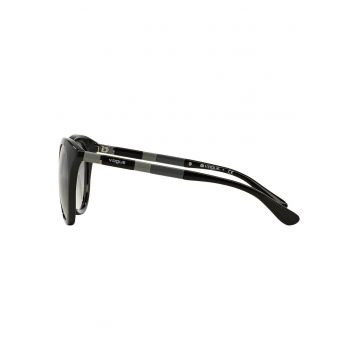 Ochelari de soare rotunzi cu lentile in degrade - Negru