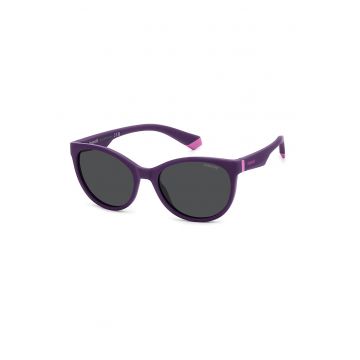 Ochelari de soare rotunzi cu lentile polarizate - Violet