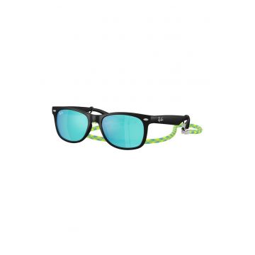 Ochelari de soare wayfarer cu lentile oglinda New - Negru