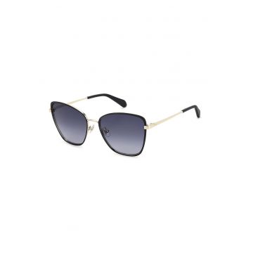 Ochelari de soare butterfly cu lentile in degrade - Auriu/Negru